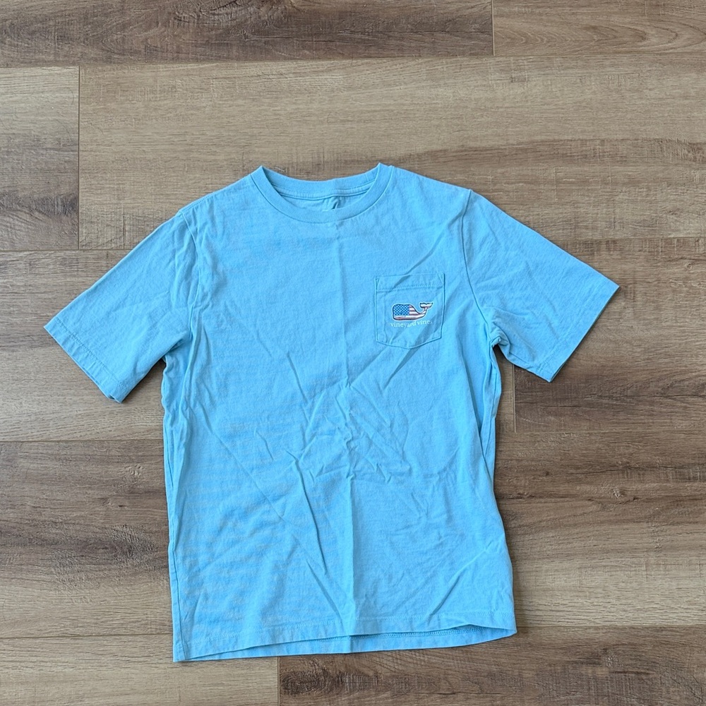 Vineyard Vines kids Sky Blue Short Sleeve Tee
